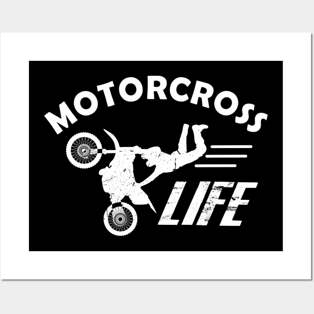 Motorcross life Wall Art by KC Happy Shop